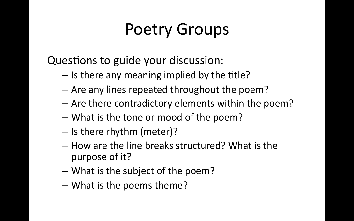 Group Poetry 88